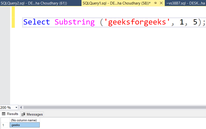 How To Remove The First Characters Of A Specific Column In A Table In Sql?  - Geeksforgeeks