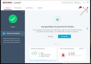 McAfee antivirus application