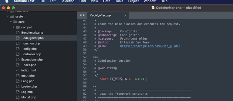How to check the version of CodeIgniter framework ? - GeeksforGeeks