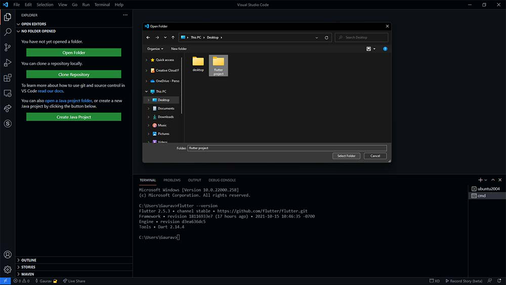 How to Install Flutter on Visual Studio Code? - GeeksforGeeks