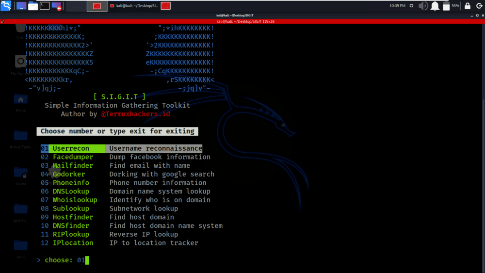 SIGIT - Simple Information Gathering Toolkit