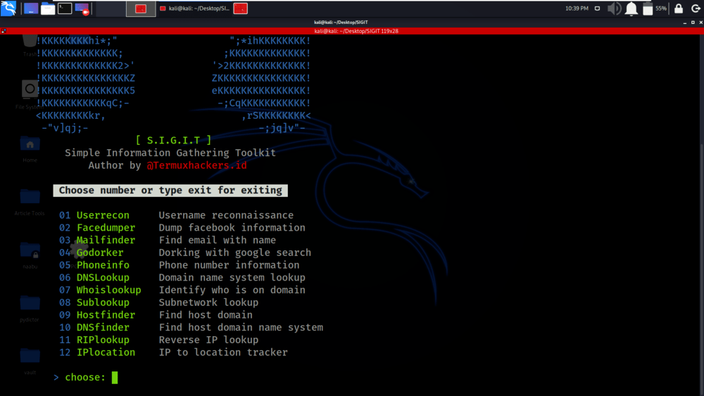 SIGIT - Simple Information Gathering Toolkit