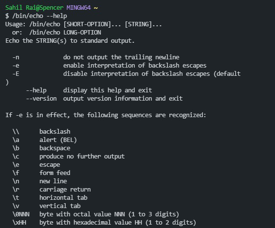 Bash Scripting - Bash Echo Command - Geeksforgeeks