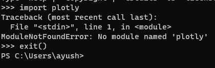How To Fix: No Module Named Plotly - Geeksforgeeks