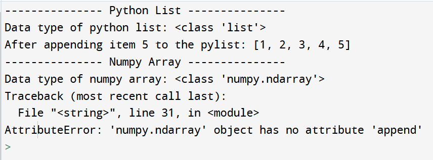 How To Fix: 'Numpy.Ndarray' Object Has No Attribute 'Append' - Geeksforgeeks