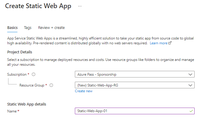 Microsoft Azure - Getting started with Azure Static Web Apps ...