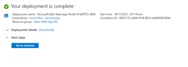 Microsoft Azure - Getting started with Azure Static Web Apps ...