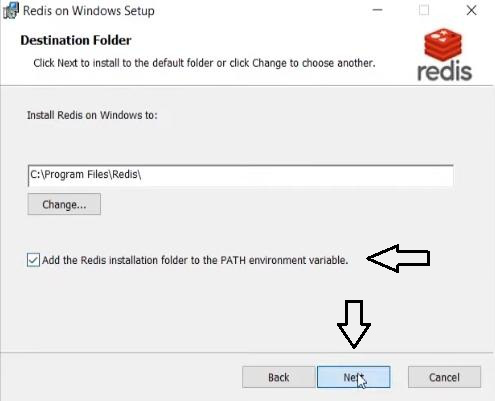 add redis to path