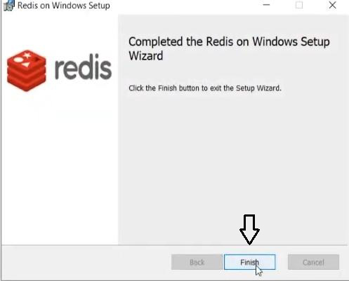 finished redis installation