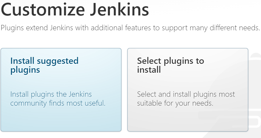 Installing the suggested plugins