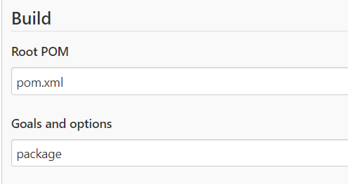 Build Job Configurations