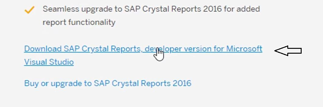 crystal report download visual studio 2016 download