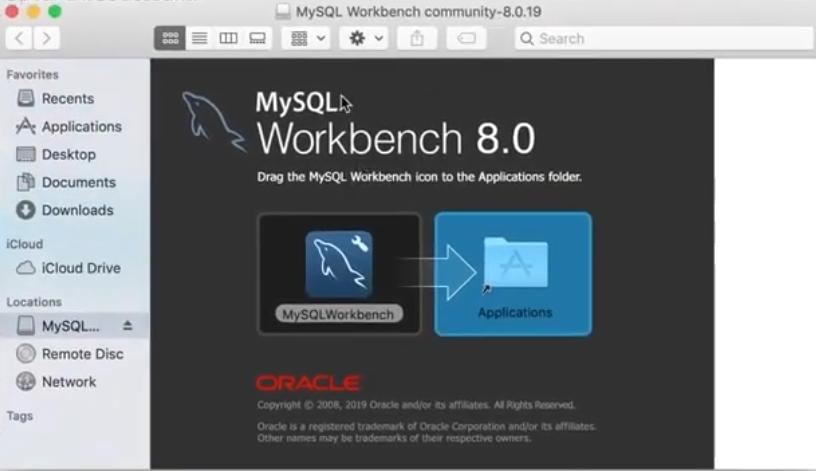  Drag & drop MySQL Workbench