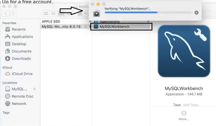 mysql workbench install mac