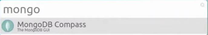  MongoDB compass installed successfully