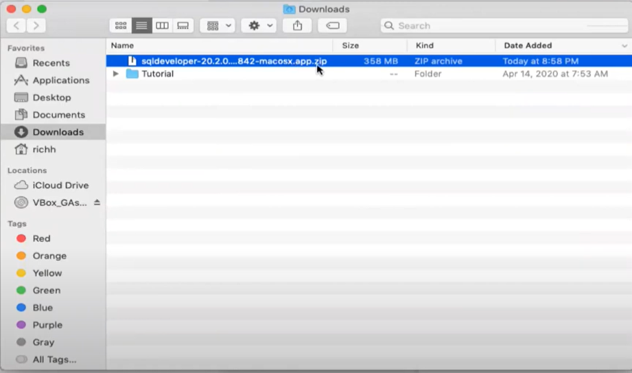 sql developer download for mac