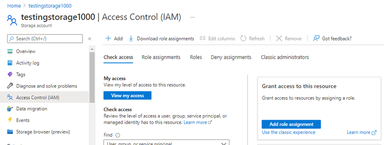 Microsoft Azure - Add Storage Blob Owner Role Assignment For Azure AD ...