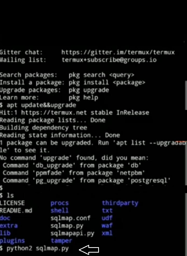 installing sqlmap on termux