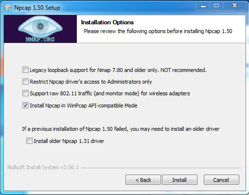 installation-option-for-Npcap