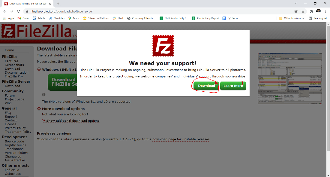 filezilla download windows 7 32 bit