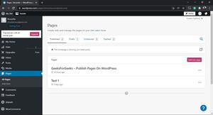 WordPress Delete Links - GeeksforGeeks