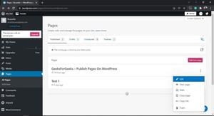 WordPress Delete Links - GeeksforGeeks