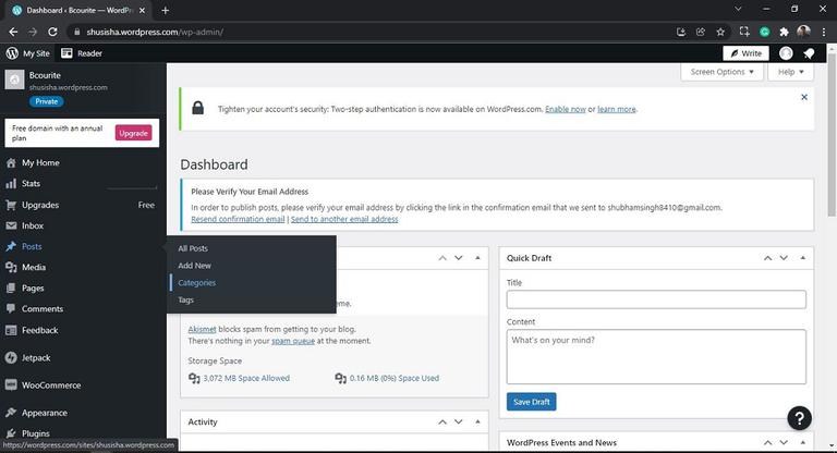 WordPress Edit Category - GeeksforGeeks