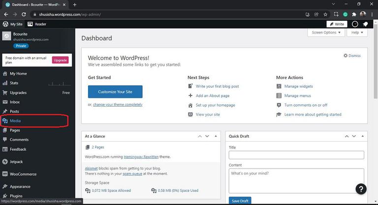 WordPress - Add Media - GeeksforGeeks