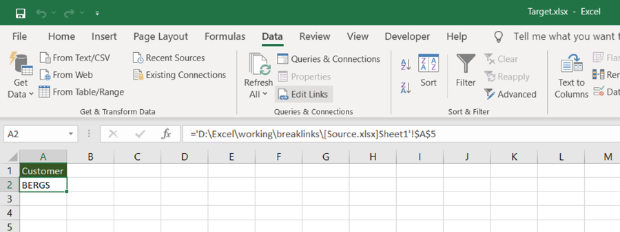 How To Break Links In Excel Geeksforgeeks 0956