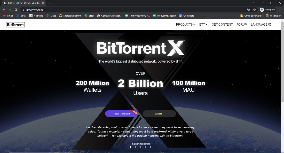 bittorrent web library