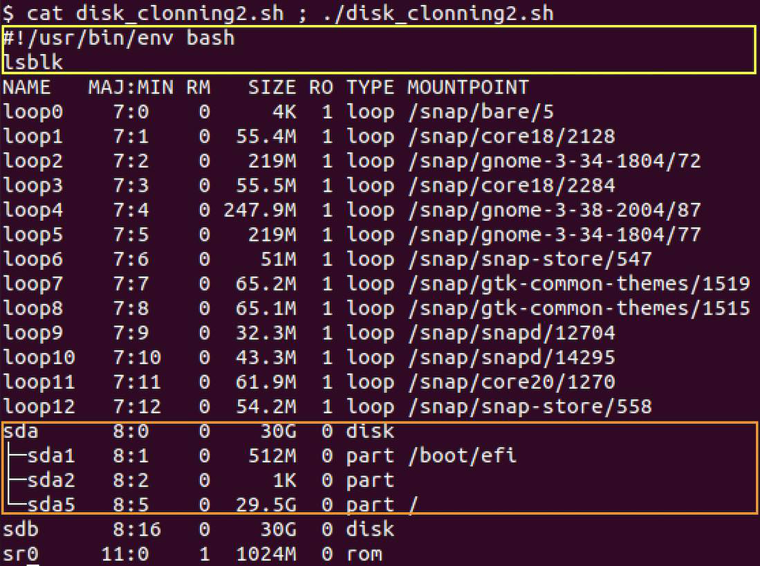 Linux sale disk clone