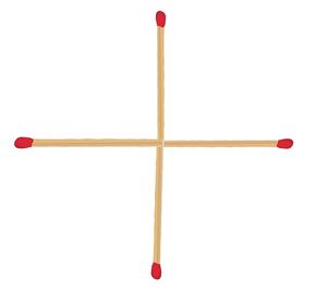 Make Four Matchstick Squares in Two Moves SOLUTION! 