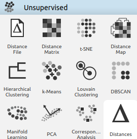 Orange-Unsupervised-Widget