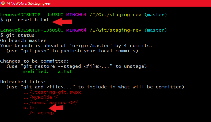 Staging In Git - Geeksforgeeks