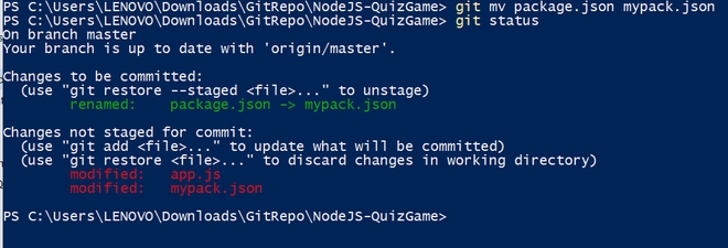 Git - Rename - Geeksforgeeks