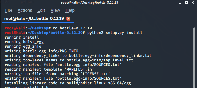 Installing-py-bottle-using-the-setup.py file