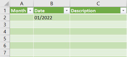 Date-column