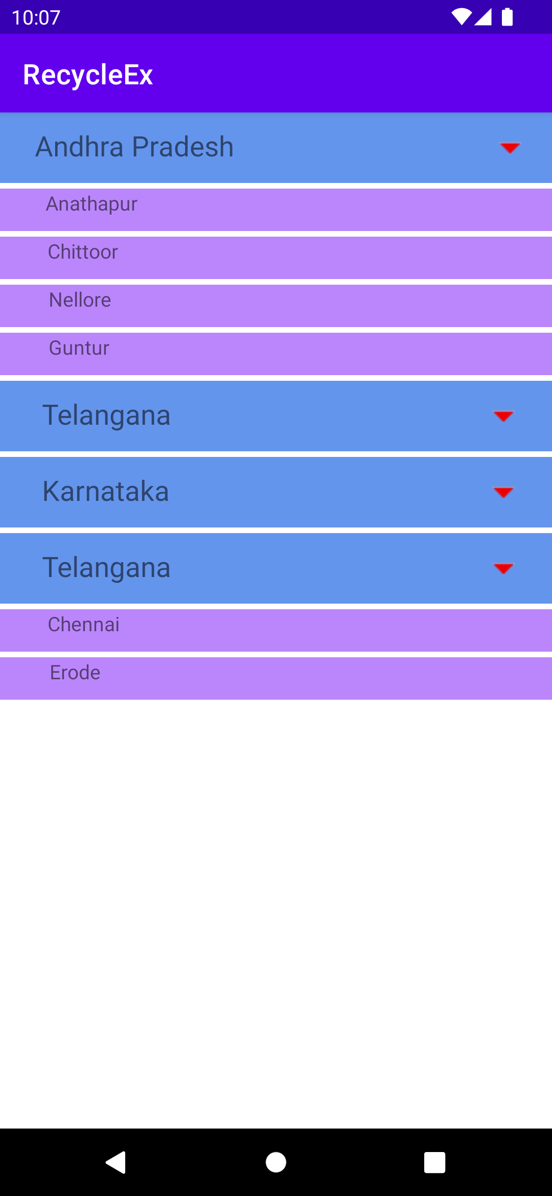 Expandable List View With Edittext In Android Example