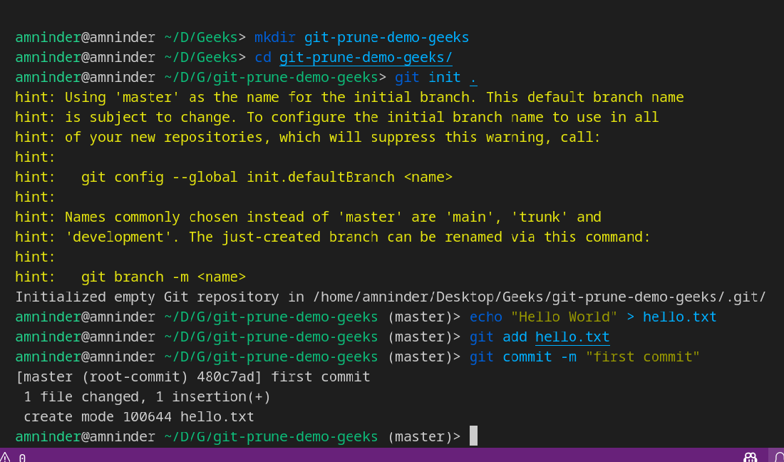 Git - Git-Prune - Geeksforgeeks