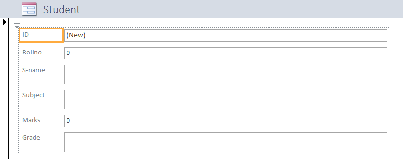 forms-dbms access types