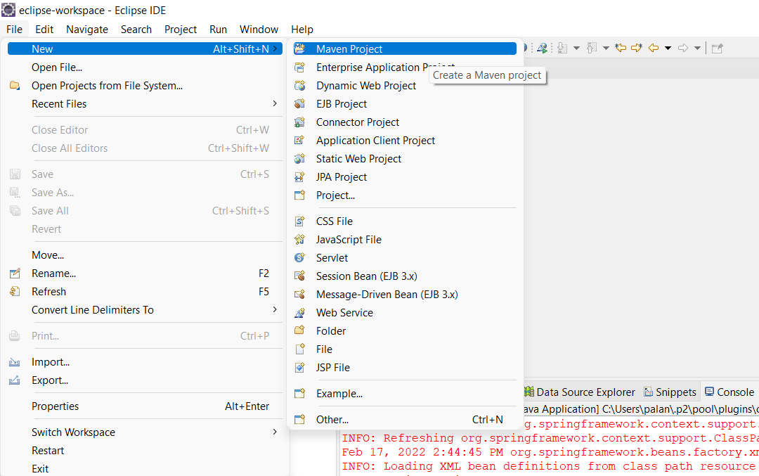 How To Create A Maven Project In Eclipse Ide Geeksforgeeks