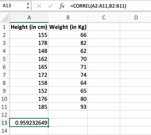 Calculating-pearson's-correlation