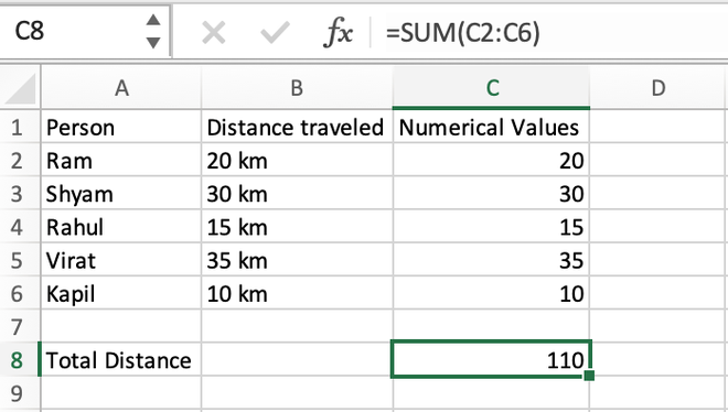 Using-the-SUM()-function-to-calculate-the-final-sum