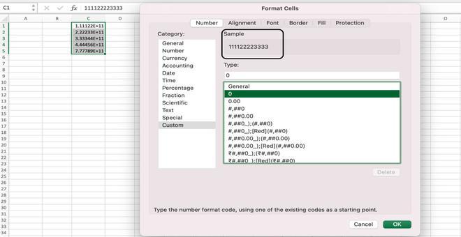 how-to-convert-scientific-notation-to-text-or-number-in-excel-geeksforgeeks