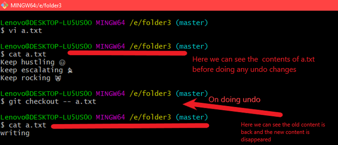 Undoing in Git - GeeksforGeeks