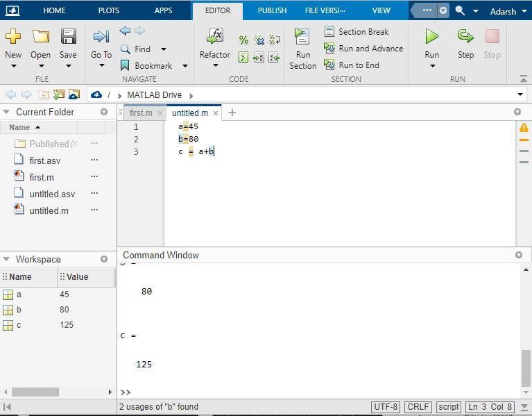 MATLAB installation window