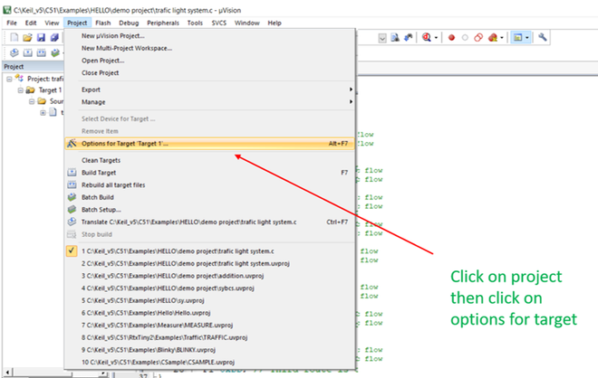Microvision Software Microprocessor How to Create a Project in Keil Microvision Software? - GeeksforGeeks