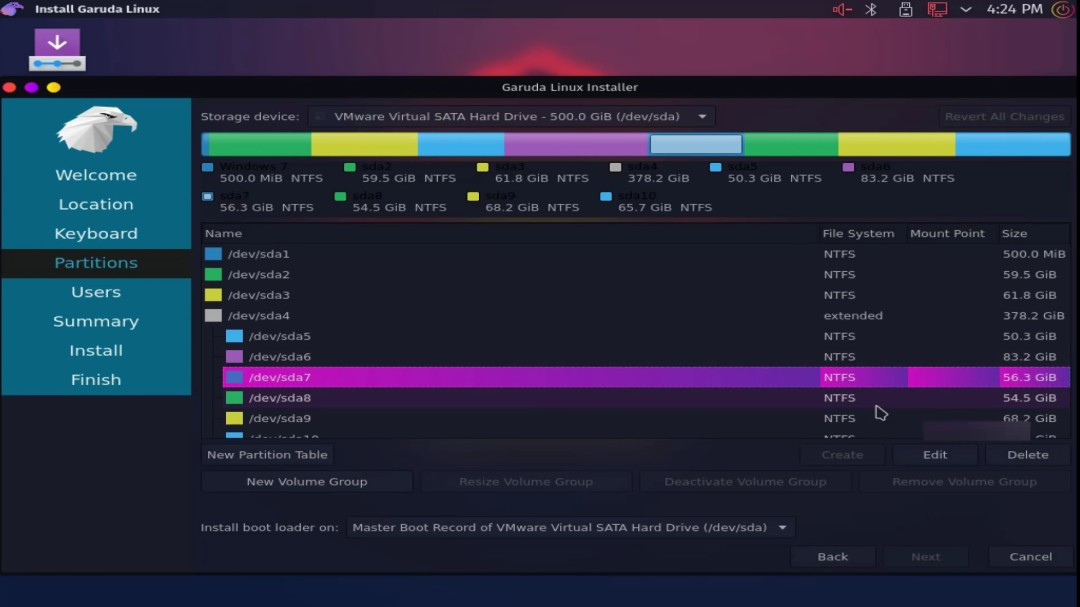  Available-partitions 