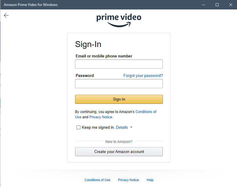 Sign-in-page-of-amazon-prime-video