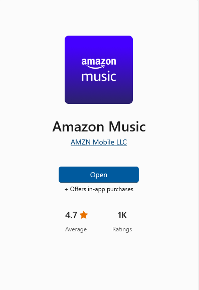 download amazon music desktop app